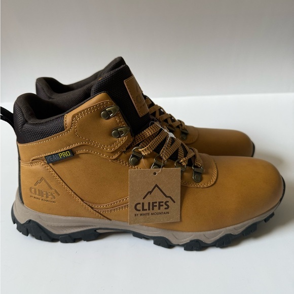Cliffs by White Mountain Men\'s Tan Hiking Boots Size 10 main image 7